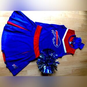 Buffalo Bills Cheerleader Uniform Costume Youth XL 16